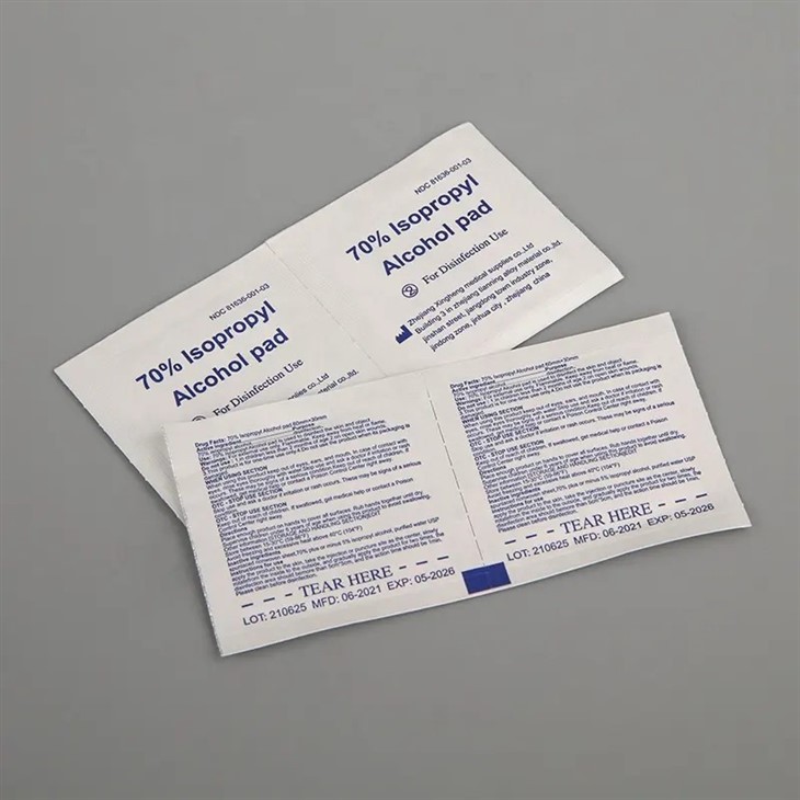 large alcohol prep pad